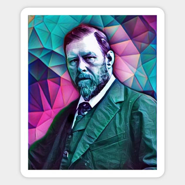 Bram Stoker Portrait | Bram Stoker Artwork 2 Magnet by JustLit